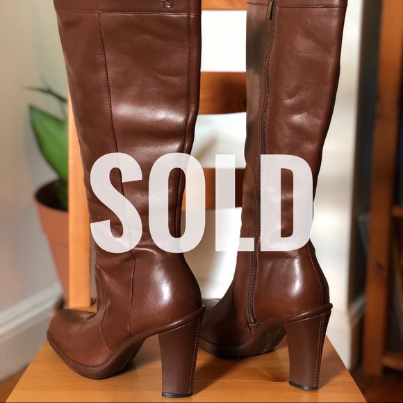 Tommy Hilfiger Shoes - Vintage Tommy Hilfiger brown knee high boots 7 BO